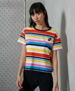 SUPERDRY Sportstyle Boxy T-Shirt Nautical Yellow -Sportswear Sales 2022 upload9223368955665742422 1