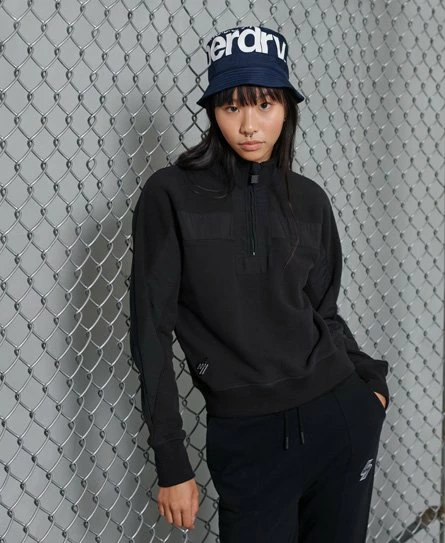 SUPERDRY Sportstyle Dolmon Funnel Sweatshirt Deep Navy 6 SUPERDRY Sportstyle Dolmon Funnel Sweatshirt Deep Navy - Image 6