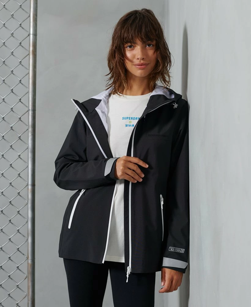 SUPERDRY Hydrotech Harpa Waterproof Jacket White 2 SUPERDRY Hydrotech Harpa Waterproof Jacket White - Image 2