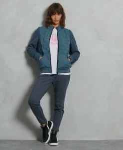 SUPERDRY Storm Sonic Hybrid Jacket Heritage Washed Blue