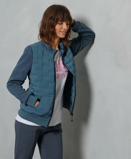 SUPERDRY Storm Sonic Hybrid Jacket Heritage Washed Blue 5 SUPERDRY Storm Sonic Hybrid Jacket Heritage Washed Blue - Image 5