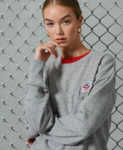 SUPERDRY Sportstyle Crew Sweatshirt Grey Slub Grindle 10 SUPERDRY Sportstyle Crew Sweatshirt Grey Slub Grindle -Sportswear Sales 2022 upload9223368955665753628