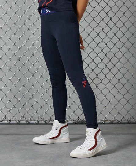 SUPERDRY Sportstyle Leggings Grey Slub Grindle 5 SUPERDRY Sportstyle Leggings Grey Slub Grindle - Image 5