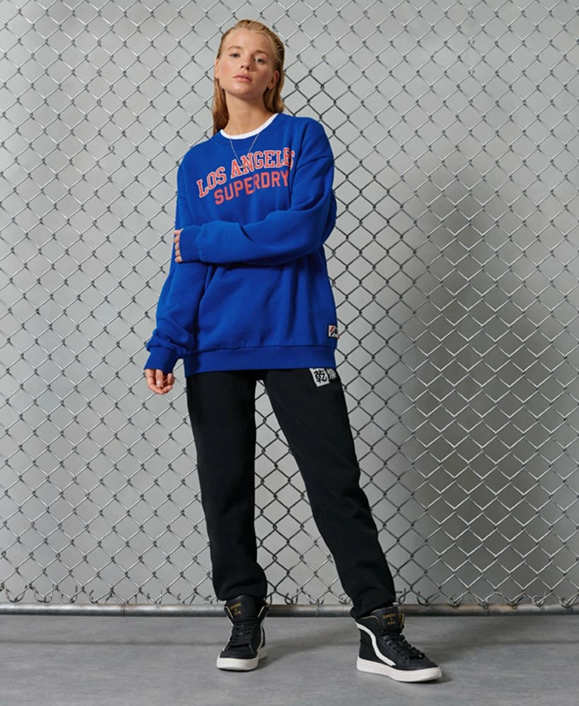 SUPERDRY Limited Edition City College Sweatshirt Mazarine Blue 2 1 SUPERDRY Limited Edition City College Sweatshirt Mazarine Blue 2