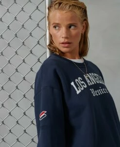 SUPERDRY Limited Edition City College Sweatshirt Ice Marl 2 -Sportswear Sales 2022 upload9223368955665761763