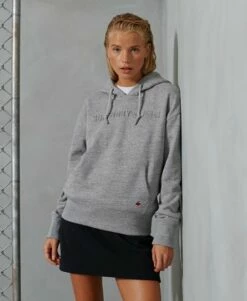 SUPERDRY Sportstyle Embossed Hoodie Grey Slub Grindle -Sportswear Sales 2022 upload9223368955665761917 1