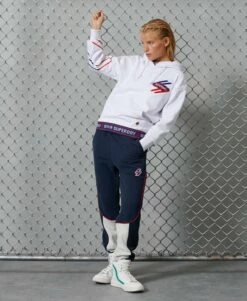 SUPERDRY Sportstyle Graphic Hoodie Grey Slub Grindle