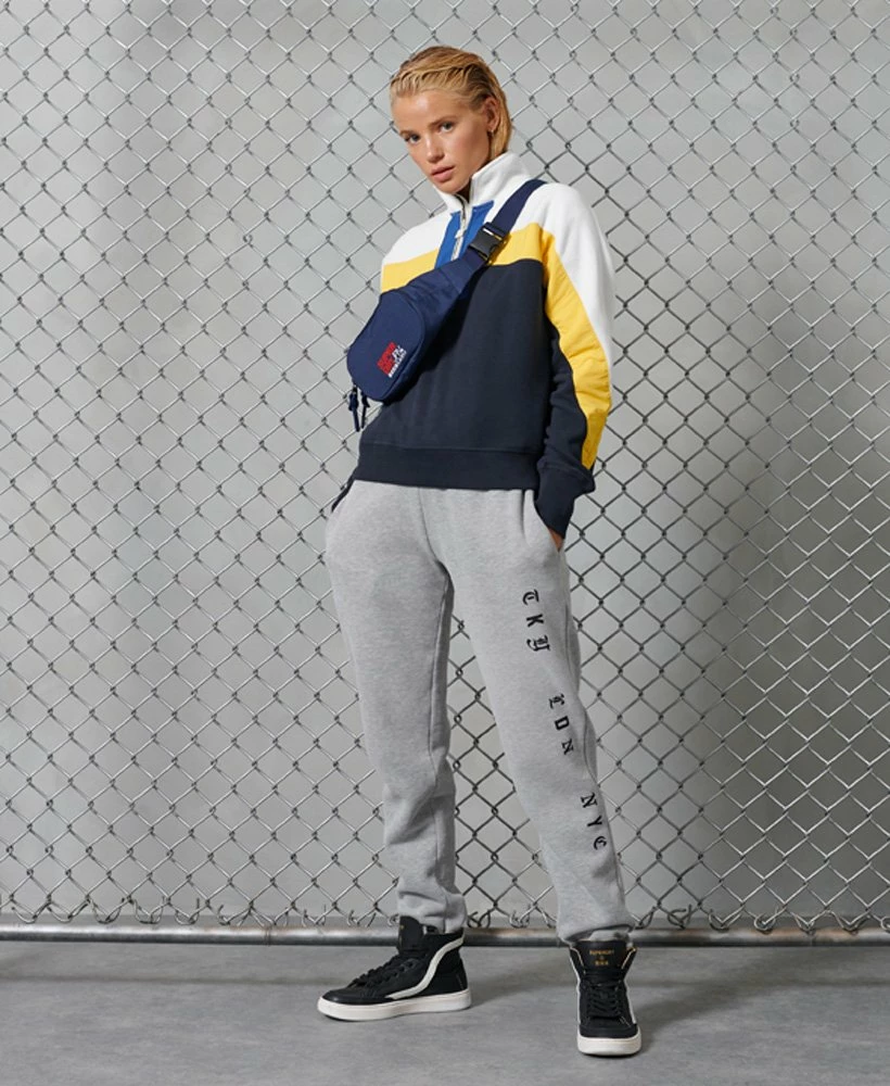 SUPERDRY Sportstyle Dolmon Funnel Sweatshirt Deep Navy 1 SUPERDRY Sportstyle Dolmon Funnel Sweatshirt Deep Navy