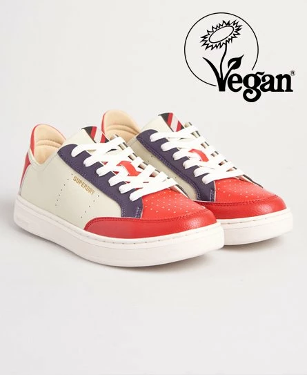 SUPERDRY Vegan Basket Lux Low Trainers Optic/aqua 13 SUPERDRY Vegan Basket Lux Low Trainers Optic/aqua - Image 13