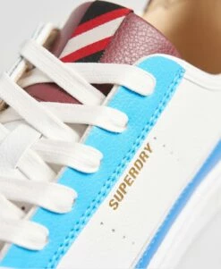 SUPERDRY Vegan Basket Lux Low Trainers White/black/red -Sportswear Sales 2022 upload9223368955665763622