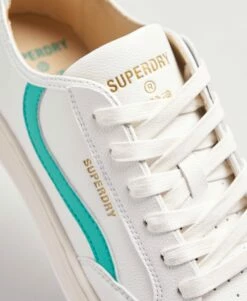 SUPERDRY Vegan Basket Lux Low Trainers White