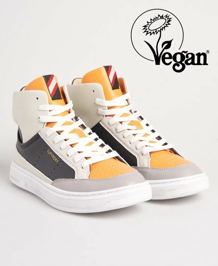 SUPERDRY Vegan Basket Lux Trainers Retro Colour Block 10 SUPERDRY Vegan Basket Lux Trainers Retro Colour Block - Image 10