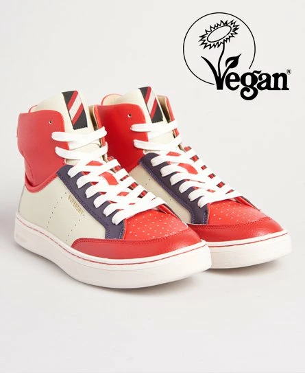 SUPERDRY Vegan Basket Lux Trainers Soft Pink 16 SUPERDRY Vegan Basket Lux Trainers Soft Pink - Image 16