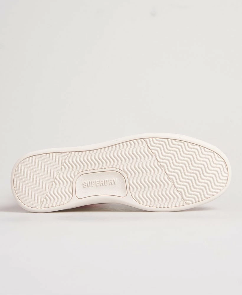 SUPERDRY Vegan Basket Lux Trainers Soft Pink 3 SUPERDRY Vegan Basket Lux Trainers Soft Pink - Image 3