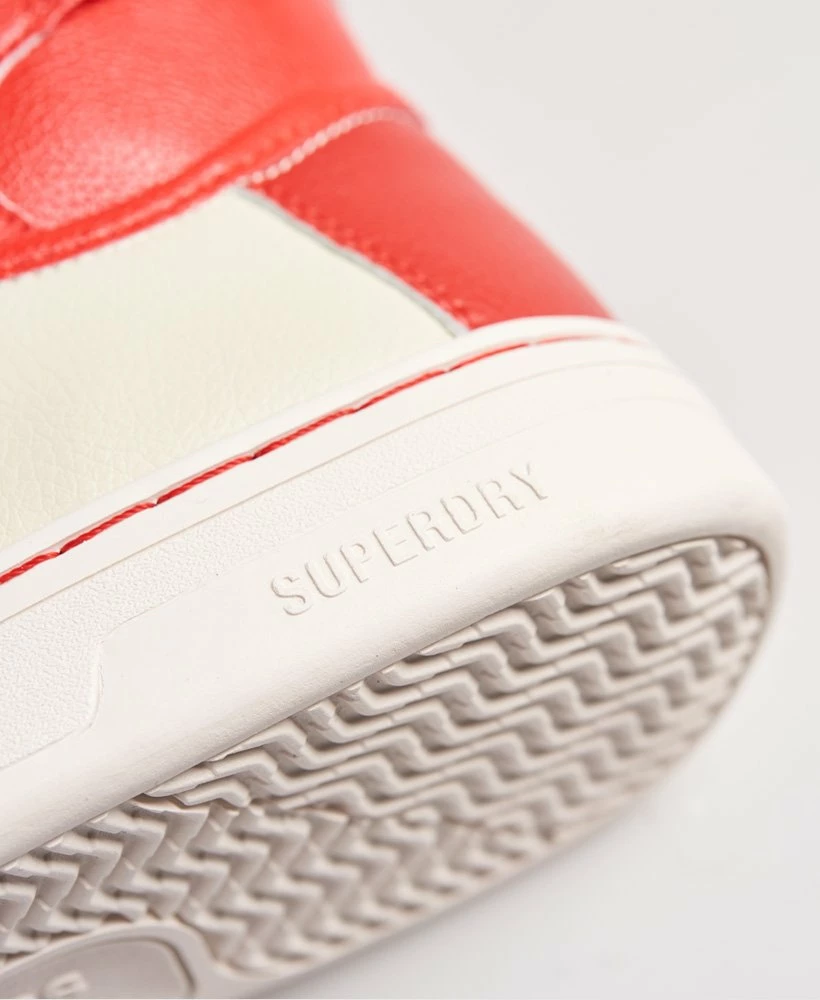 SUPERDRY Vegan Basket Lux Trainers Soft Pink 5 SUPERDRY Vegan Basket Lux Trainers Soft Pink - Image 5