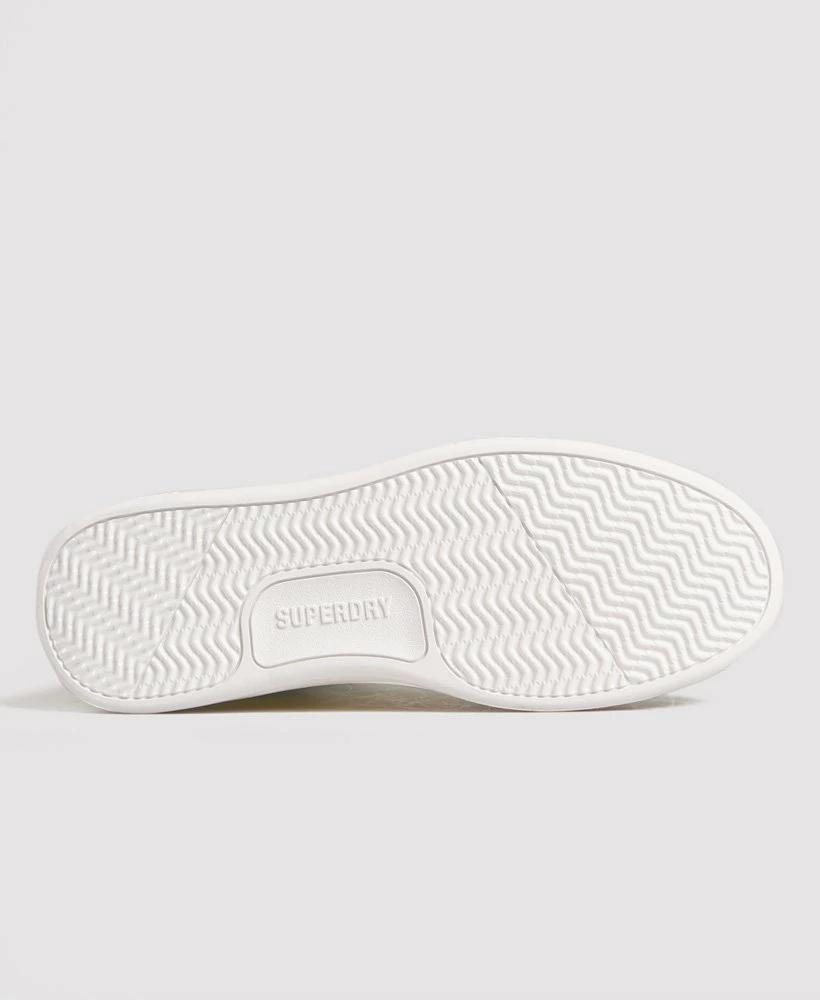 SUPERDRY Vegan Basket Lux Trainers Charcoal/orange/off White 3 SUPERDRY Vegan Basket Lux Trainers Charcoal/orange/off White - Image 3