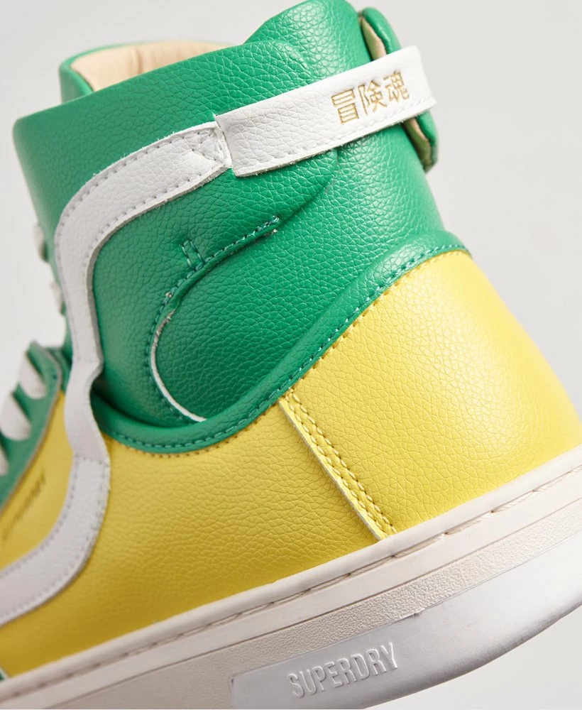 SUPERDRY Vegan Basket Lux Trainers Charcoal/orange/off White 6 SUPERDRY Vegan Basket Lux Trainers Charcoal/orange/off White - Image 6