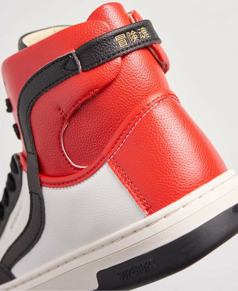 SUPERDRY Vegan Basket Lux Trainers Retro Colour Block 6 SUPERDRY Vegan Basket Lux Trainers Retro Colour Block - Image 6