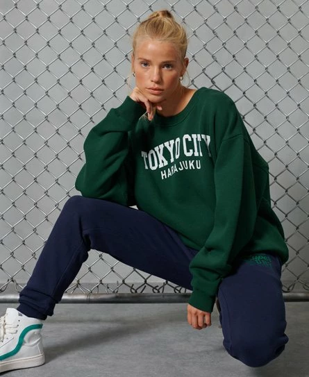 SUPERDRY Limited Edition City College Sweatshirt Mazarine Blue 2 5 SUPERDRY Limited Edition City College Sweatshirt Mazarine Blue 2 - Image 5