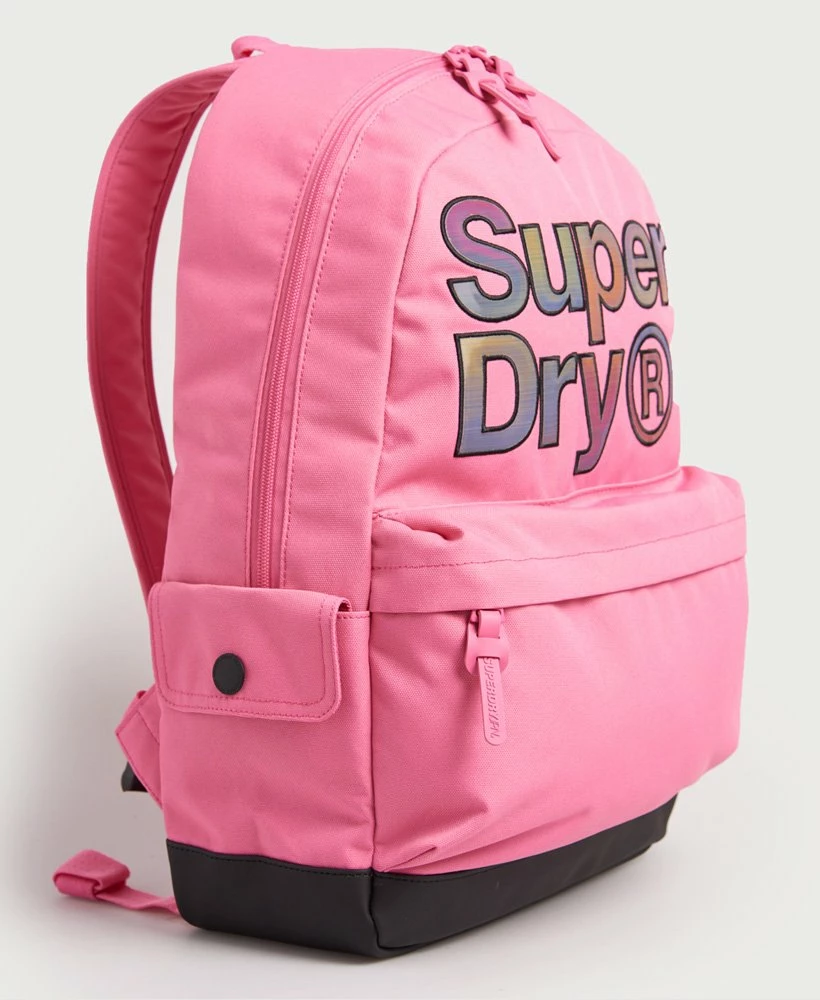 SUPERDRY Rainbow Infill Montana Rucksack Glory Pink 2 SUPERDRY Rainbow Infill Montana Rucksack Glory Pink - Image 2