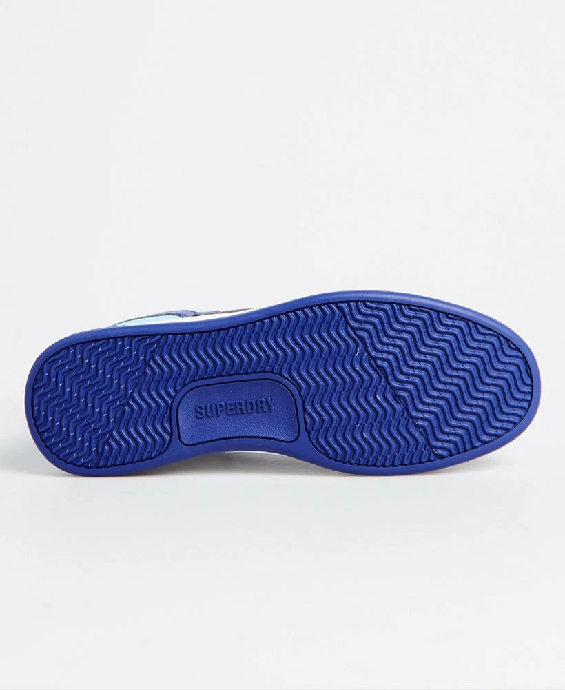 SUPERDRY Vegan Basket Lux Trainers Navy/red/white 4 SUPERDRY Vegan Basket Lux Trainers Navy/red/white - Image 4