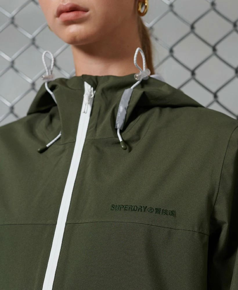 SUPERDRY Hydrotech Harpa Waterproof Jacket Winsome Orchid 4 SUPERDRY Hydrotech Harpa Waterproof Jacket Winsome Orchid - Image 4