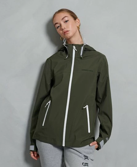 SUPERDRY Hydrotech Harpa Waterproof Jacket Army Khaki 8 SUPERDRY Hydrotech Harpa Waterproof Jacket Army Khaki - Image 8