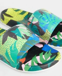 SUPERDRY All Over Print Beach Sliders Cut Out Tropical