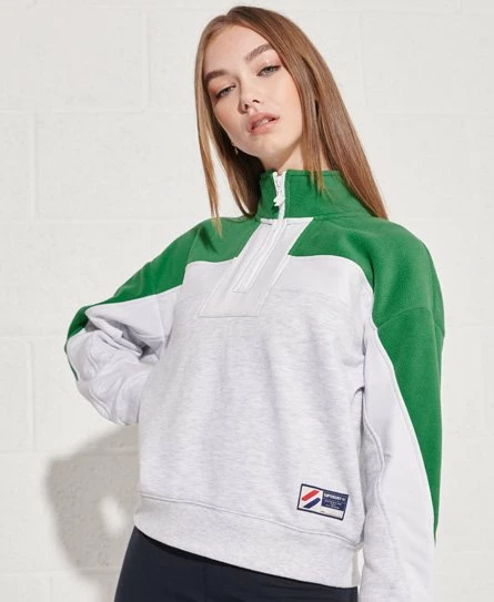 SUPERDRY Sportstyle Dolman 1/4 Zip Top Black 8 SUPERDRY Sportstyle Dolman 1/4 Zip Top Black - Image 8