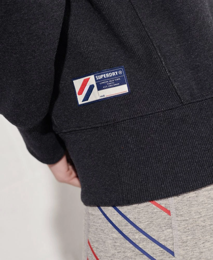 SUPERDRY Sportstyle Essential Crew Sweatshirt Deep Navy 4 SUPERDRY Sportstyle Essential Crew Sweatshirt Deep Navy - Image 4