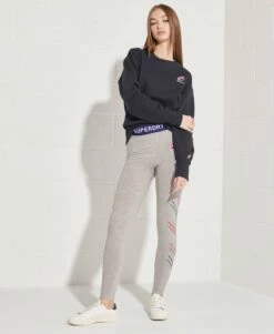 SUPERDRY Sportstyle Essential Crew Sweatshirt Deep Navy