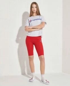 SUPERDRY Sportstyle Graphic Boxy T-Shirt Oregon Green