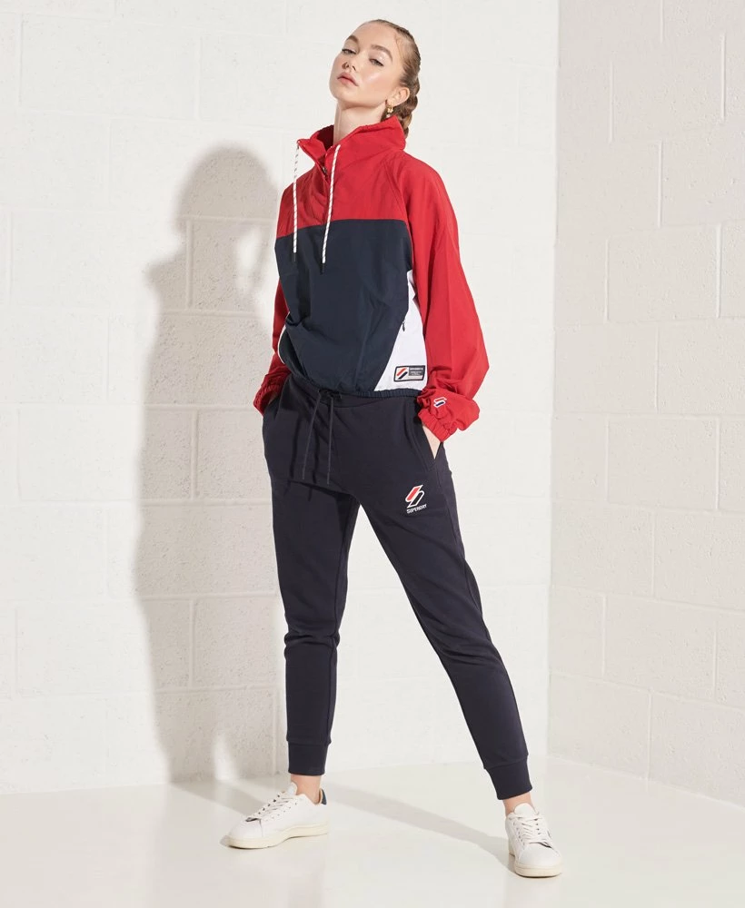 SUPERDRY Overhead Cropped Track Jacket Varsity Red 1 SUPERDRY Overhead Cropped Track Jacket Varsity Red