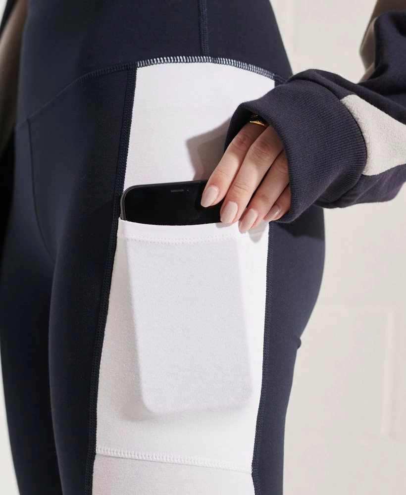 SUPERDRY Active Lifestyle Full Length Leggings Royal 4 SUPERDRY Active Lifestyle Full Length Leggings Royal - Image 4