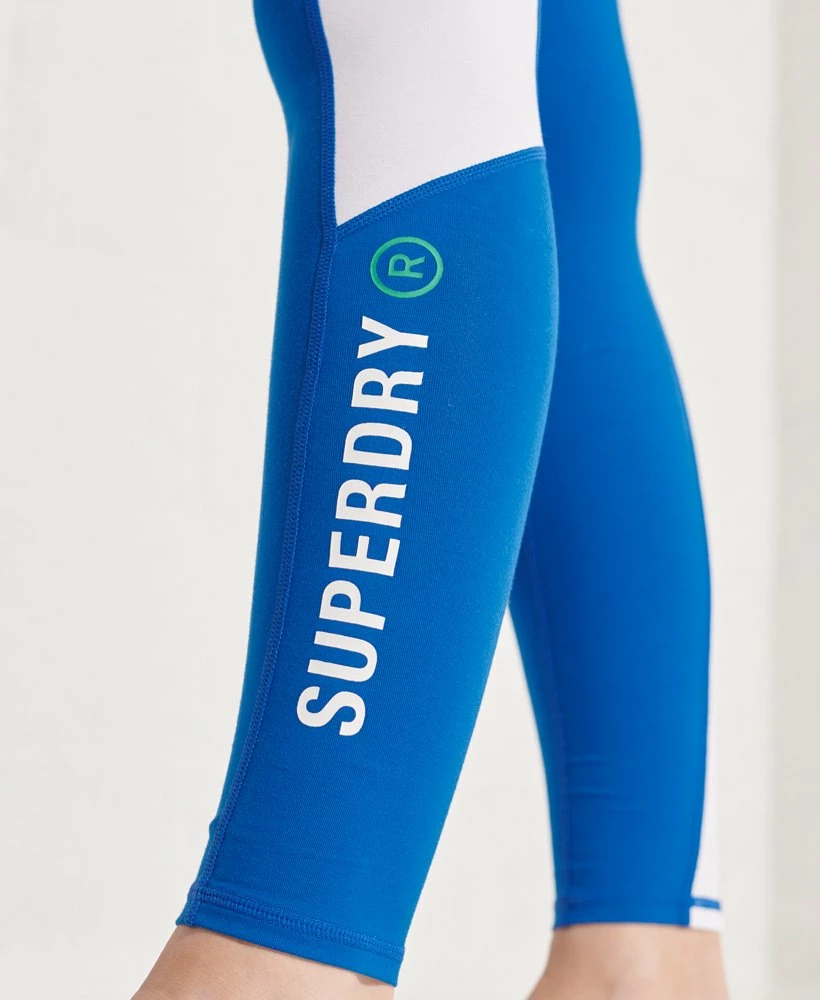 SUPERDRY Active Lifestyle Full Length Leggings Eclipse Navy 4 SUPERDRY Active Lifestyle Full Length Leggings Eclipse Navy - Image 4