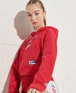 SUPERDRY Sportstyle Classic Boxy Hoodie Risk Red -Sportswear Sales 2022 upload9223368955665781540