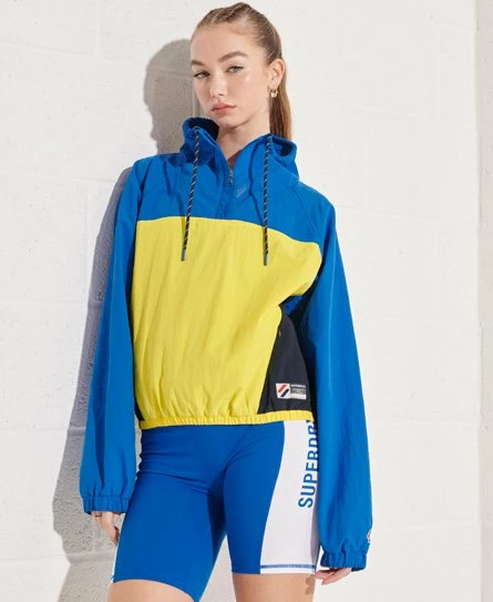 SUPERDRY Overhead Cropped Track Jacket Varsity Red 7 SUPERDRY Overhead Cropped Track Jacket Varsity Red - Image 7