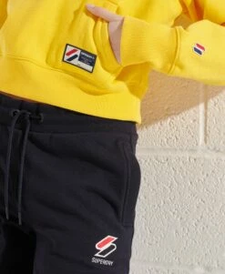 SUPERDRY Code Graphic Boxy Hoodie Nautical Yellow -Sportswear Sales 2022 upload9223368955665781684