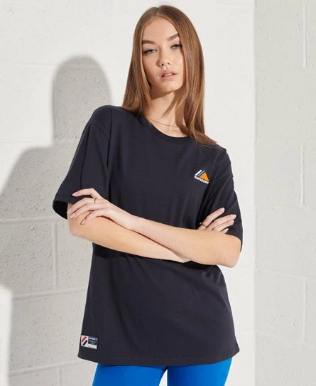 SUPERDRY Mountain Sport Embroidered T-Shirt Ice Marl 8 SUPERDRY Mountain Sport Embroidered T-Shirt Ice Marl - Image 8