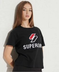 SUPERDRY Sportstyle Classic T-Shirt Black -Sportswear Sales 2022 upload9223368955665781969 2