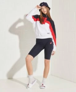 SUPERDRY Sportstyle Dolman 1/4 Zip Top Deep Navy