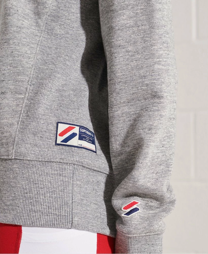 SUPERDRY Sportstyle Essential Crew Sweatshirt Optic 2 SUPERDRY Sportstyle Essential Crew Sweatshirt Optic - Image 2