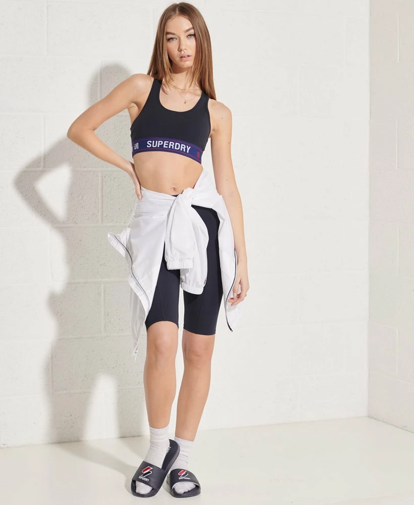 SUPERDRY Sportstyle Essential Crop Top Deep Navy 1 SUPERDRY Sportstyle Essential Crop Top Deep Navy