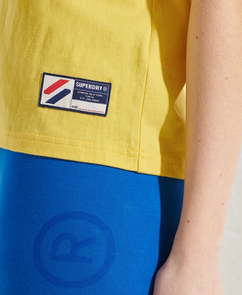 SUPERDRY Sportstyle Graphic Boxy T-Shirt Nautical Yellow 3 SUPERDRY Sportstyle Graphic Boxy T-Shirt Nautical Yellow - Image 3