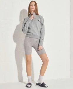 SUPERDRY Sportstyle Essential 1/4 Zip Top Nautical Yellow