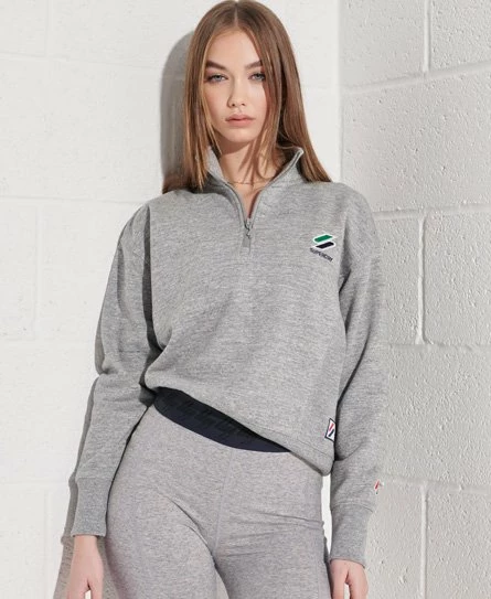 SUPERDRY Sportstyle Essential 1/4 Zip Top Nautical Yellow 5 SUPERDRY Sportstyle Essential 1/4 Zip Top Nautical Yellow - Image 5