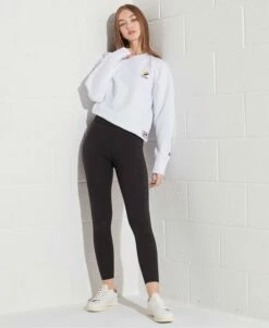 SUPERDRY Sportstyle Essential Crew Sweatshirt Dark Charcoal Marl