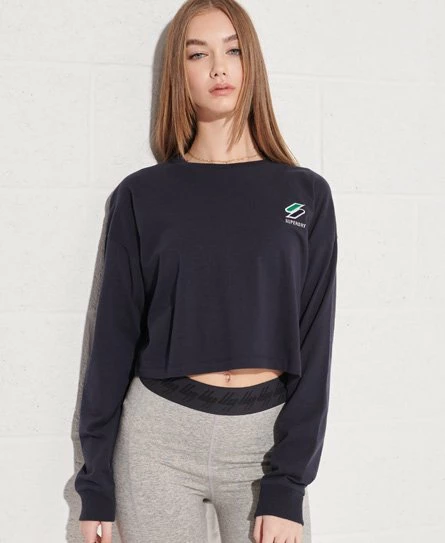 SUPERDRY Sportstyle Essential Crop Top Optic 6 SUPERDRY Sportstyle Essential Crop Top Optic - Image 6