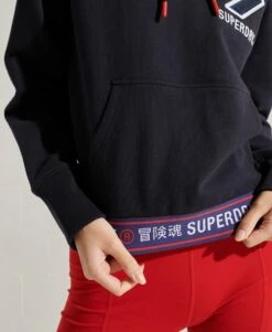 SUPERDRY Sportstyle Chenille Hoodie Deep Navy -Sportswear Sales 2022 upload9223368955665783143