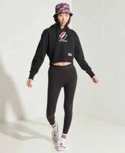 SUPERDRY Sportstyle Classic Boxy Hoodie Risk Red